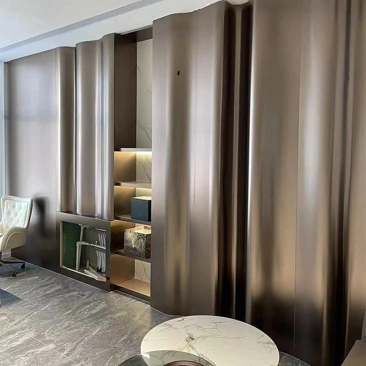 High-Gloss Metal WPC Wall Panel factory
